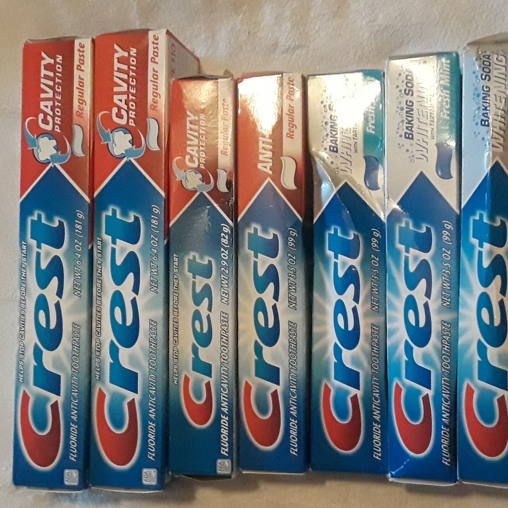 7 new Crest toothpaste